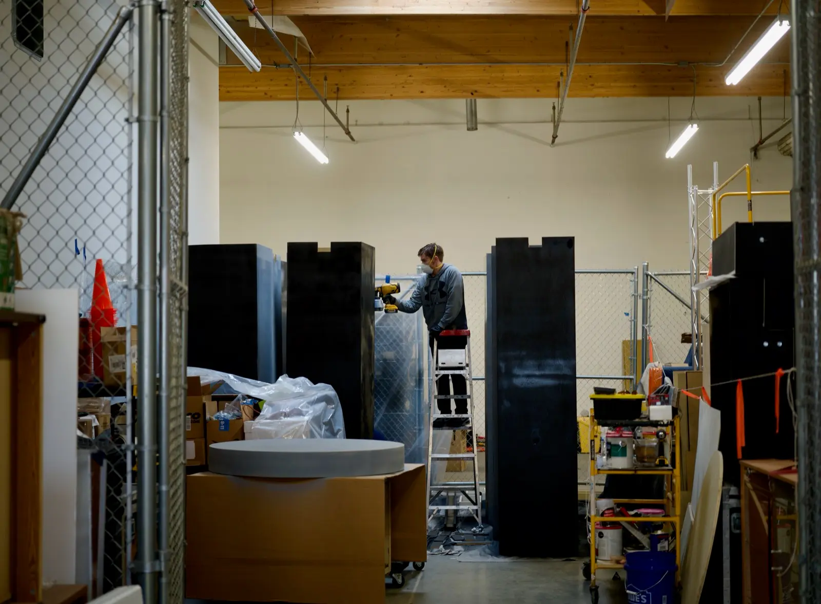 Exhibitor freight received and stored at the Expert Staging Productions warehouse in Las Vegas